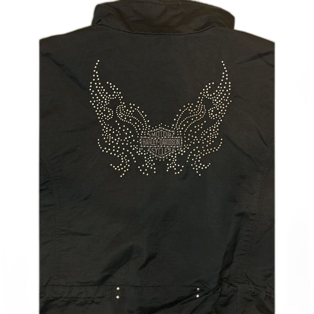 Authentic Harley-Davidson Bedazzled Back Logo Jacket 2W – Y2K/Biker